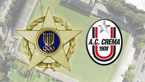 L’A.C. Crema 1908 conquista la Stella d’Oro al merito sportivo del Coni